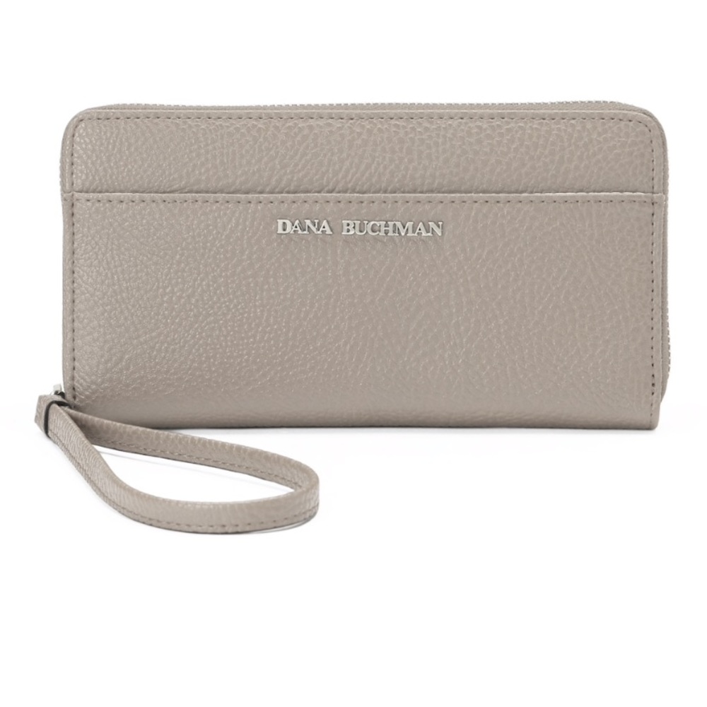 NWT Dana Buchman Wristlet Wallet Grey Multicard